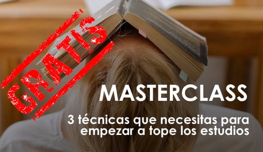 Masterclass ‘ 3 técnicas que necesitas para empezar a tope los estudios’